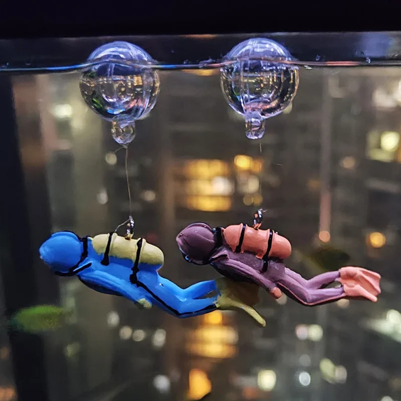 Aquarium Innovative Marine - 1/2 ชิ้นอุปกรณ์ตกแต่งตู้ปลาขนาดเล็ก ของตกแต่งต้นไม้ หิน ของประดับเต่า อุปกรณ์ตกแต่งตู้ปลาสำหรับตู้ปลา