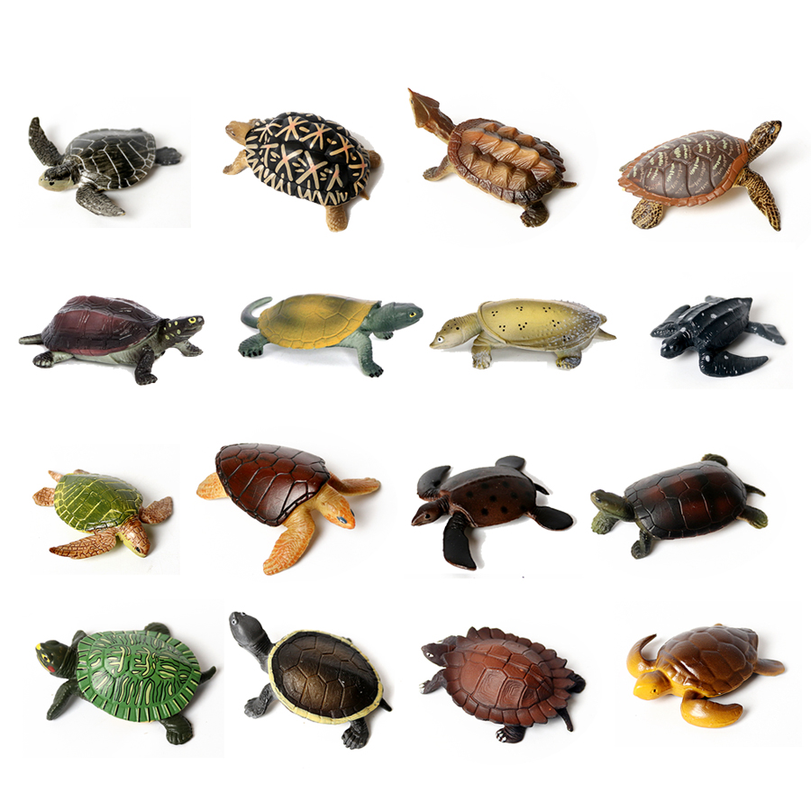 Marine Life Aquariums - โมเดลเต่าทะเลขนาดเล็กเหมือนจริงตุ๊กตาเต่าทะเลของตกแต่งของตกแต่งตู้ปลาพิพิธภัณฑ์สัตว์น้ำ