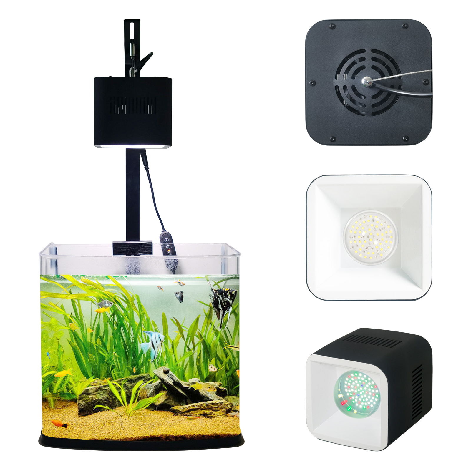 แผงตั้งเวลา 8H 10H 12H ไฟสีฟ้า - Aquarium Blue Marine Reef บทวิจารณ์และราคา