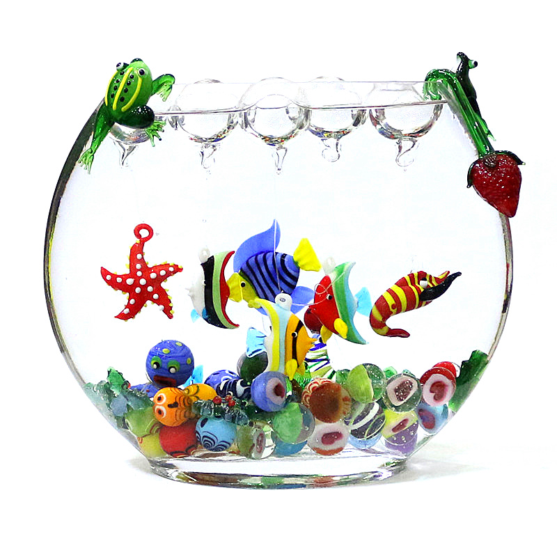 ลอยแก้วสัตว์ทะเลขนาดเล็กจี้ตกแ - Marine Aquarium Europe บทวิจารณ์และราคา