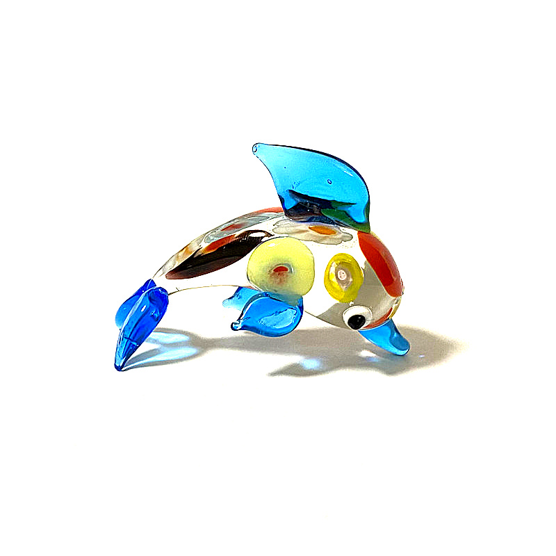 ตุ๊กตาปลาโลมาแก้วจิ๋วหลากสีสัน - Marine Aquarium Europe บทวิจารณ์และราคา