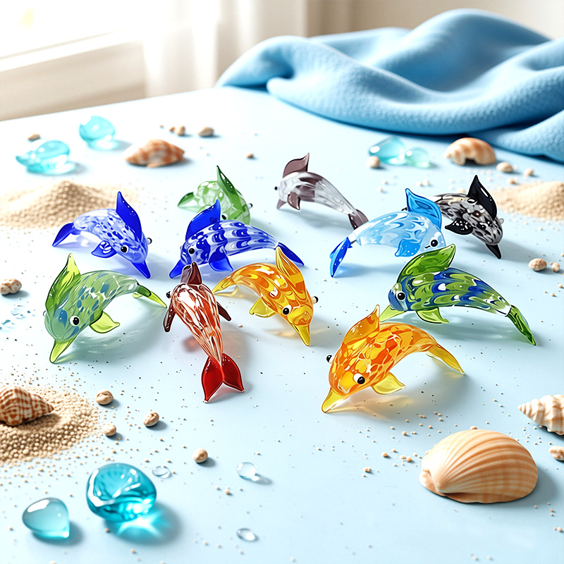 ตุ๊กตาปลาโลมาแก้วทำมือขนาดเล็ก - Marine Aquarium Europe บทวิจารณ์และราคา