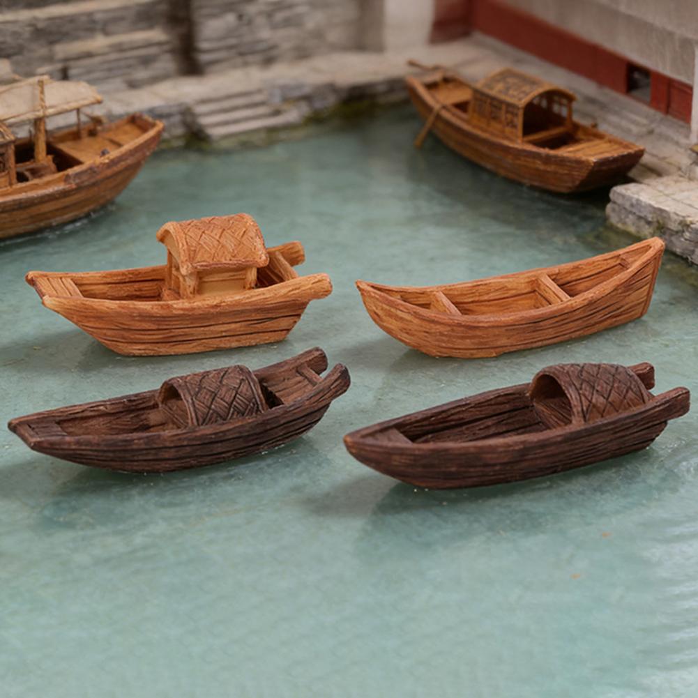 เรือตกแต่งตู้ปลา 2 ชิ้น ของตกแ - Aquarium Marina บทวิจารณ์และราคา