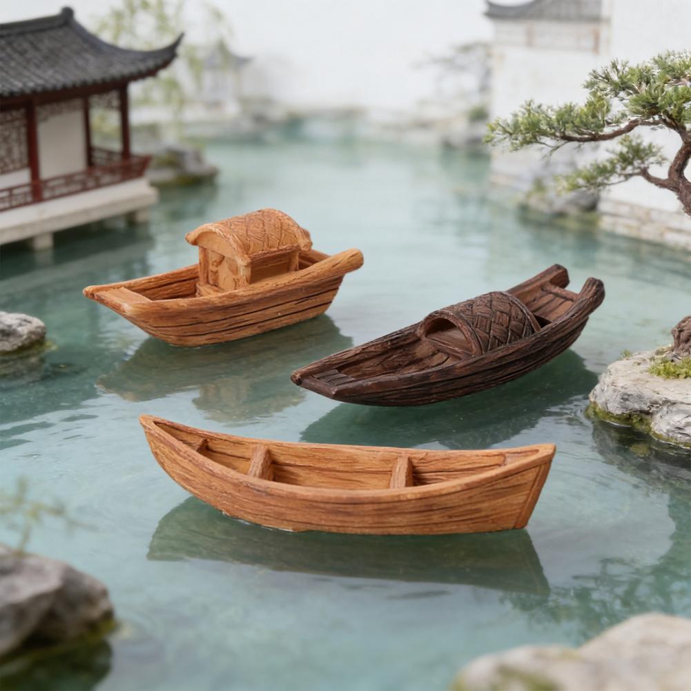 เรือตกแต่งตู้ปลา 2 ชิ้น ของตกแ - Aquarium Marina บทวิจารณ์และราคา