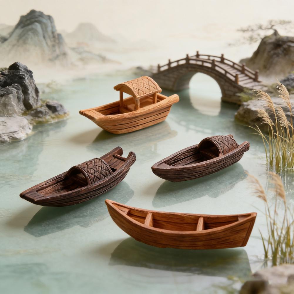 เรือตกแต่งตู้ปลา 2 ชิ้น ของตกแ - Aquarium Marina บทวิจารณ์และราคา