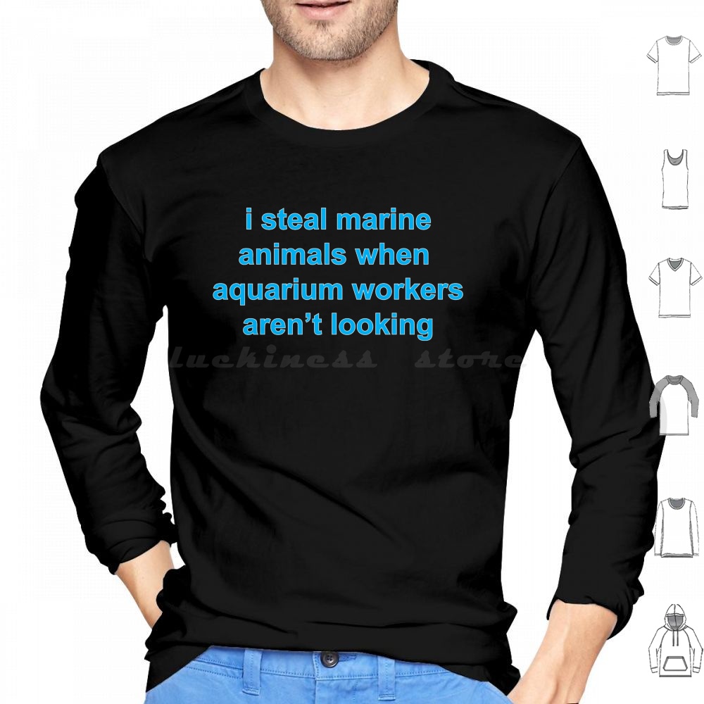 เสื้อฮู้ดลายปลา ผ้าฝ้าย แขนยาว - Marine Life Aquariums บทวิจารณ์และราคา