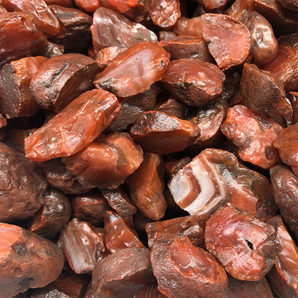 1 PC สุ่มหยาบดิบ Carnelian สีแ - Aquarium Innovative Marine บทวิจารณ์และราคา