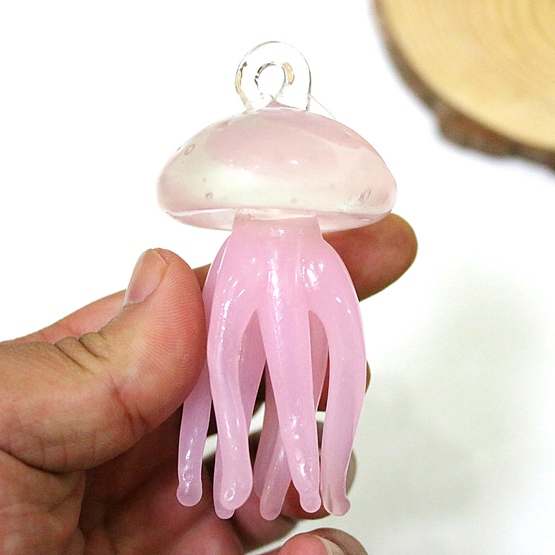 จี้แก้วแมงกะพรุนสีชมพูเครื่องป - Marine Life Aquariums บทวิจารณ์และราคา